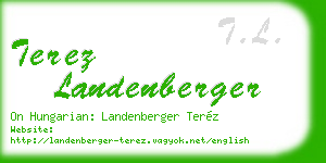 terez landenberger business card